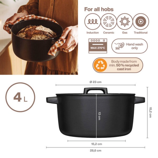 1075698_Folken_Casserole_w_lid_4L_collage_1x1 malmpott 4l Fiskars Folken emailkattega