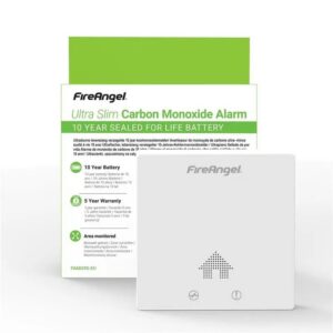 Vingugaasiandur FireAngel Ultra Slim - Pritsmekindlusega IP44